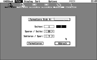 KAOSdesk atari screenshot